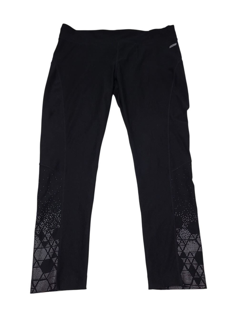 😁 Athletic Works Black High-Rise Stretch Leggings Sz XL